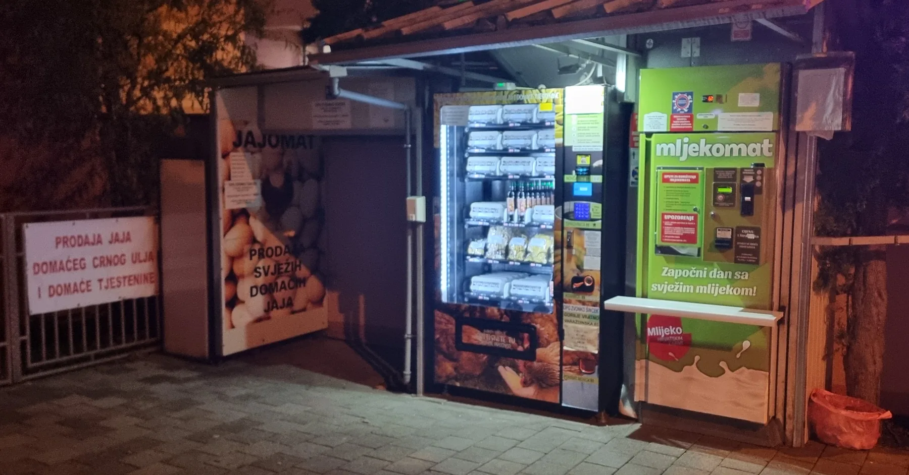 OPG Šincek – egg vending machine near Varaždin