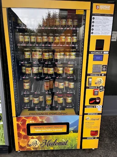 OPG Namjesnik Honey Vending Machine in Zagreb